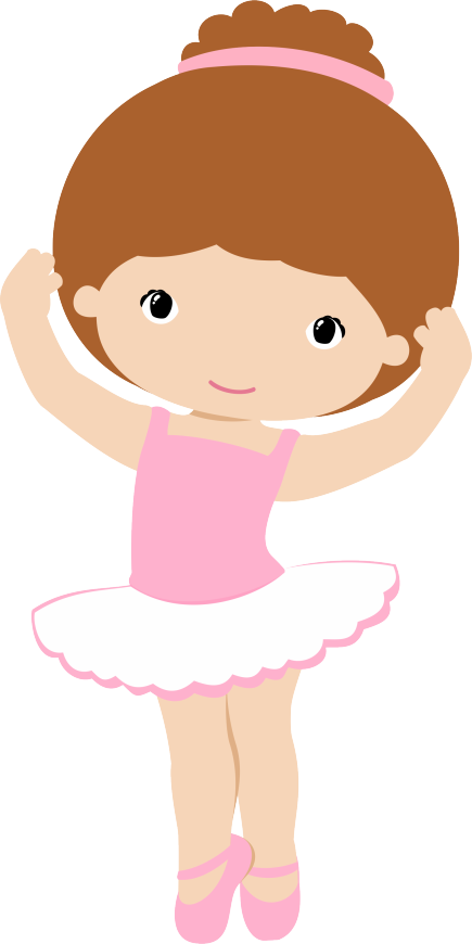Cute Cartoon Ballerina PNG