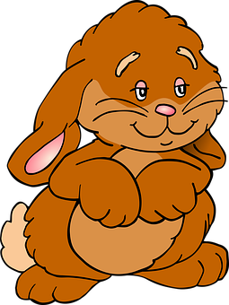 Cute Cartoon Bunny PNG