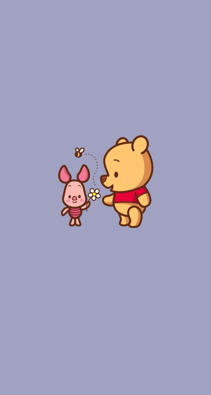 Adorable Group of Cute Cartoon Characters Wallpaper