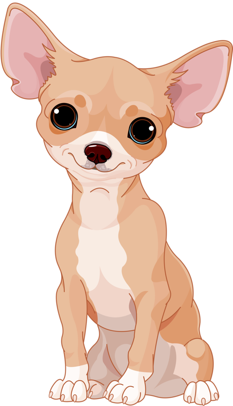 Cute Cartoon Chihuahua PNG