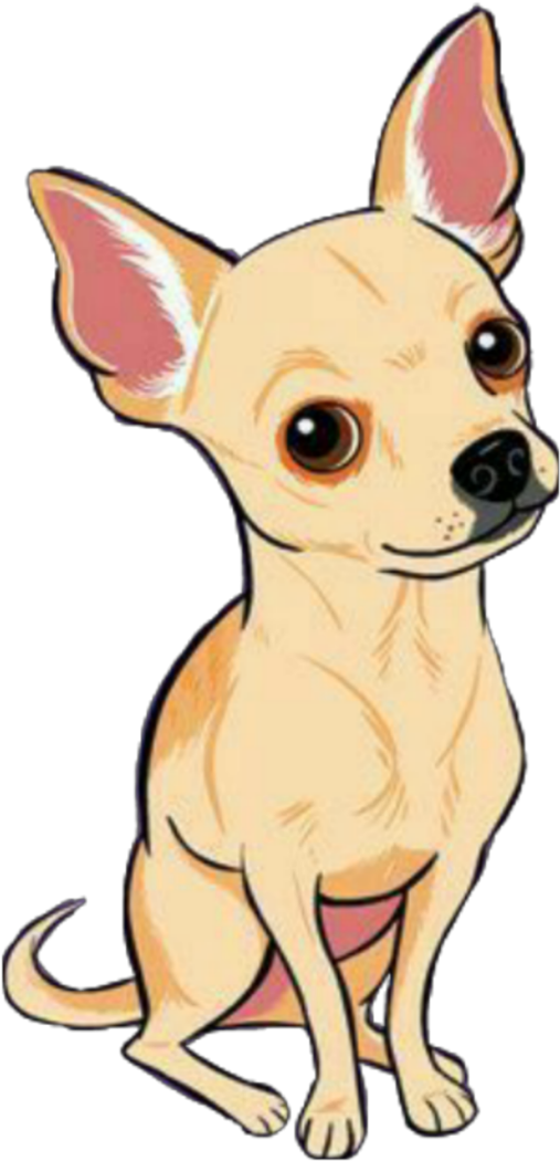 Cute Cartoon Chihuahua PNG
