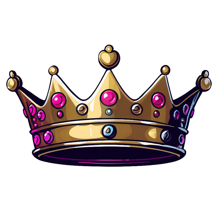 Cute Cartoon Crown Drawing Png Lbe PNG