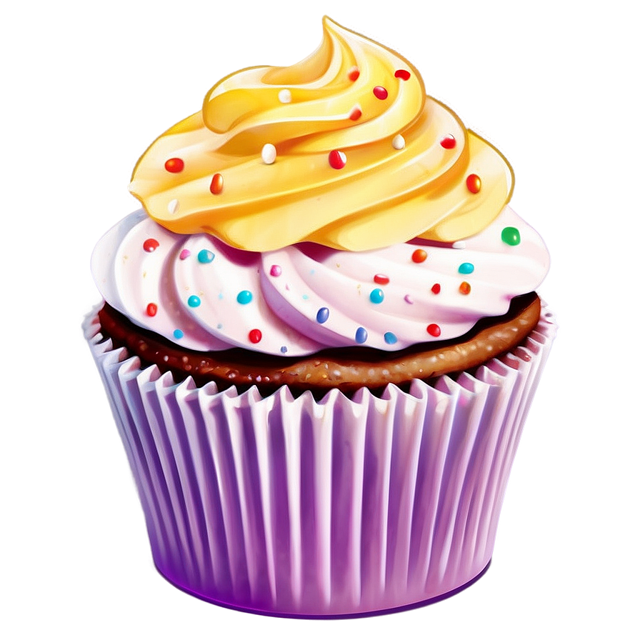 Download Cute Cartoon Cupcake Png 86 | Wallpapers.com