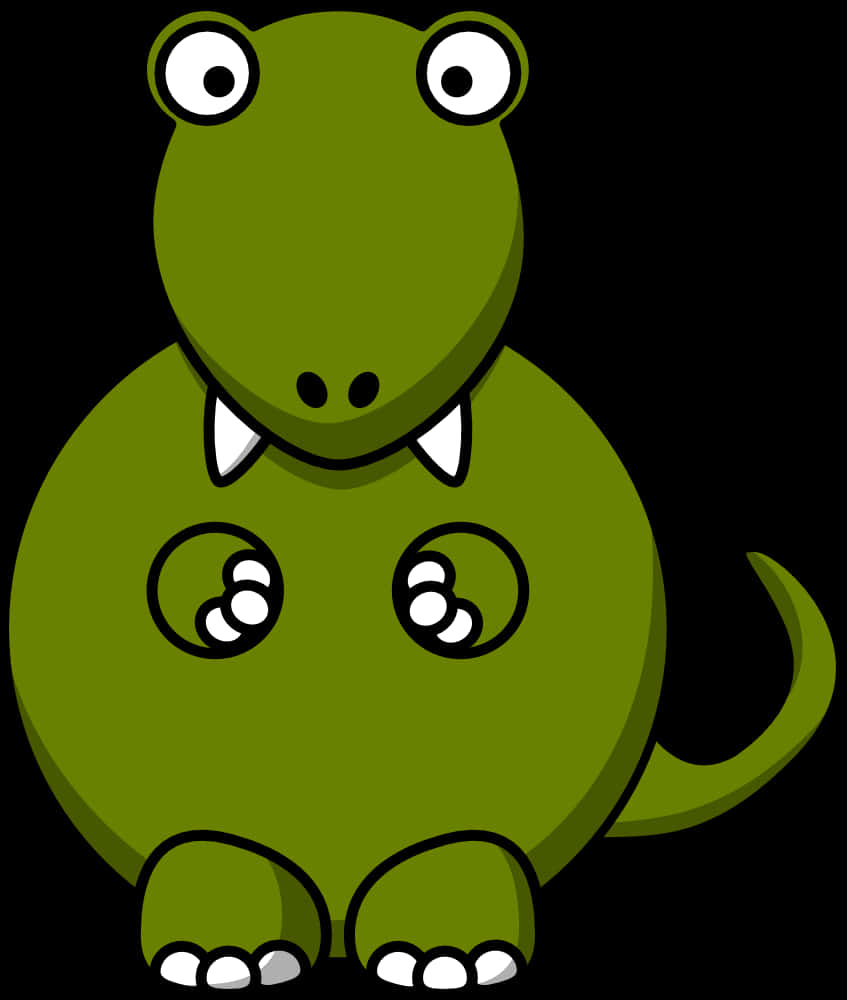 Cute Cartoon Dinosaur Illustration PNG