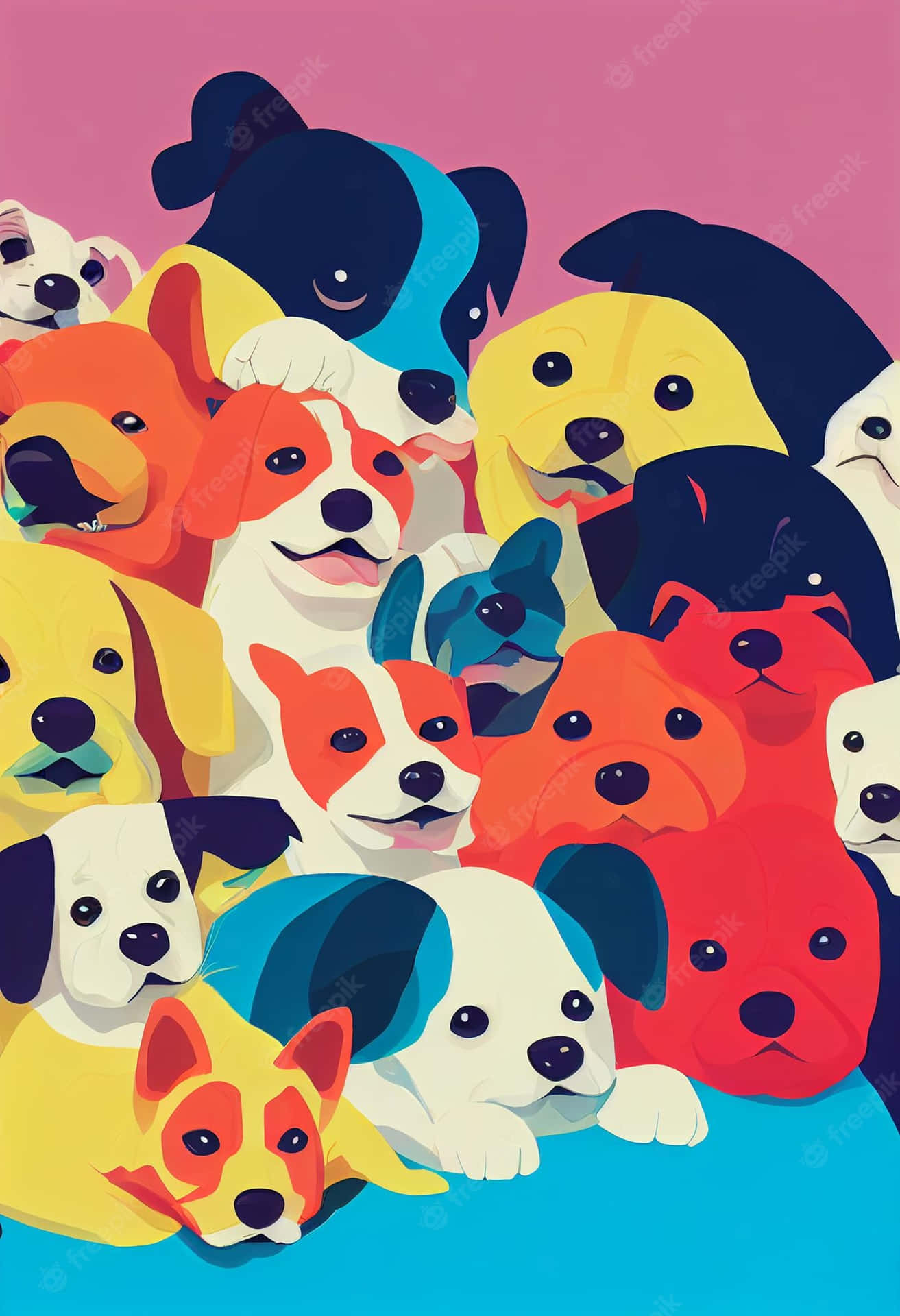 Download Cute Cartoon Dog Wallpaper 