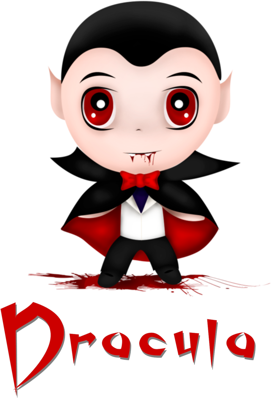 Cute Cartoon Dracula PNG