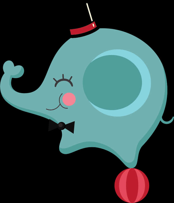 Cute Cartoon Ganesh Balloon PNG