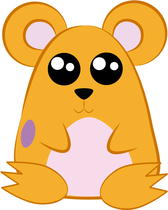 Cute Cartoon Hamster PNG