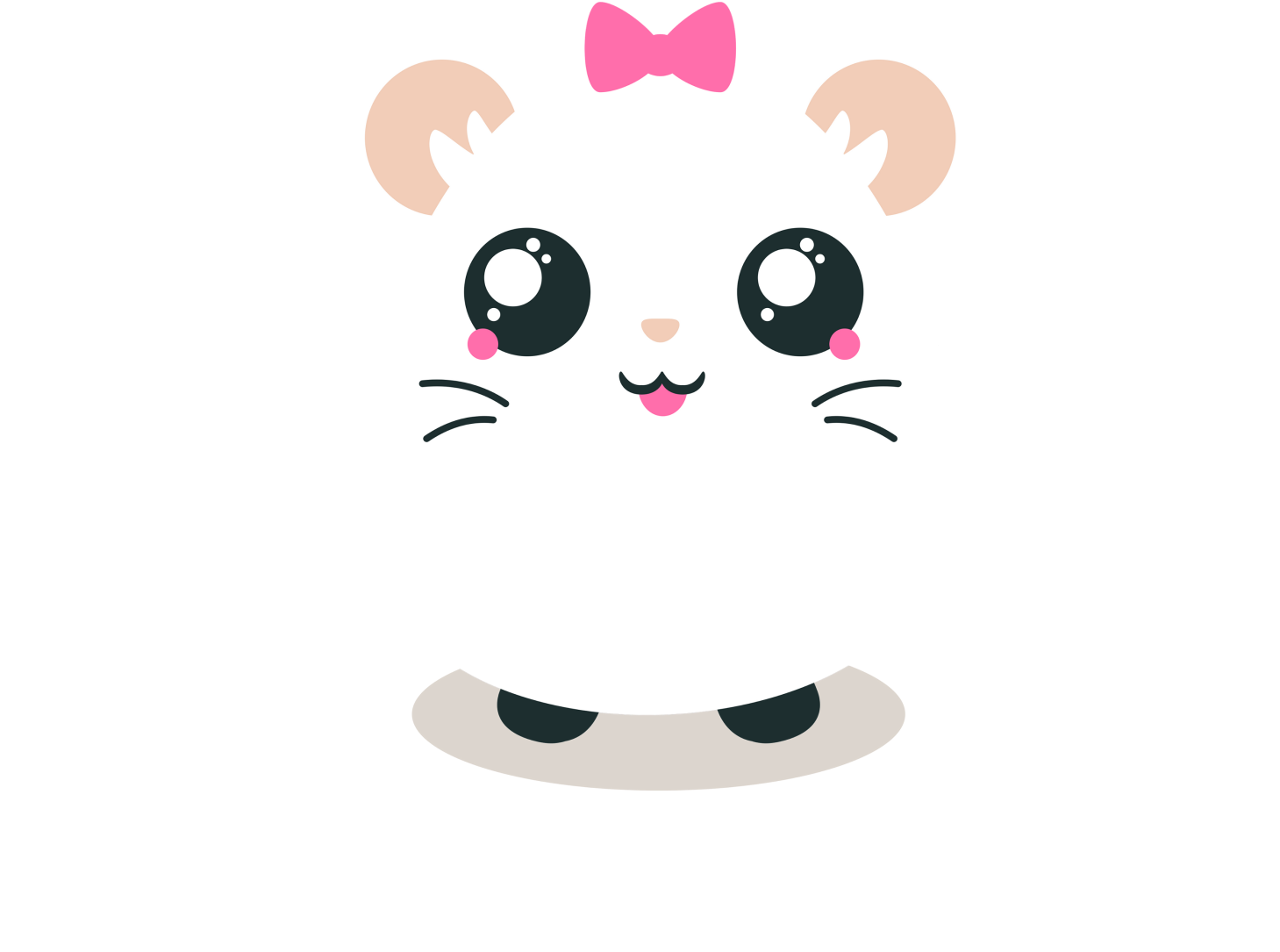 Cute Cartoon Hamster Illustration PNG