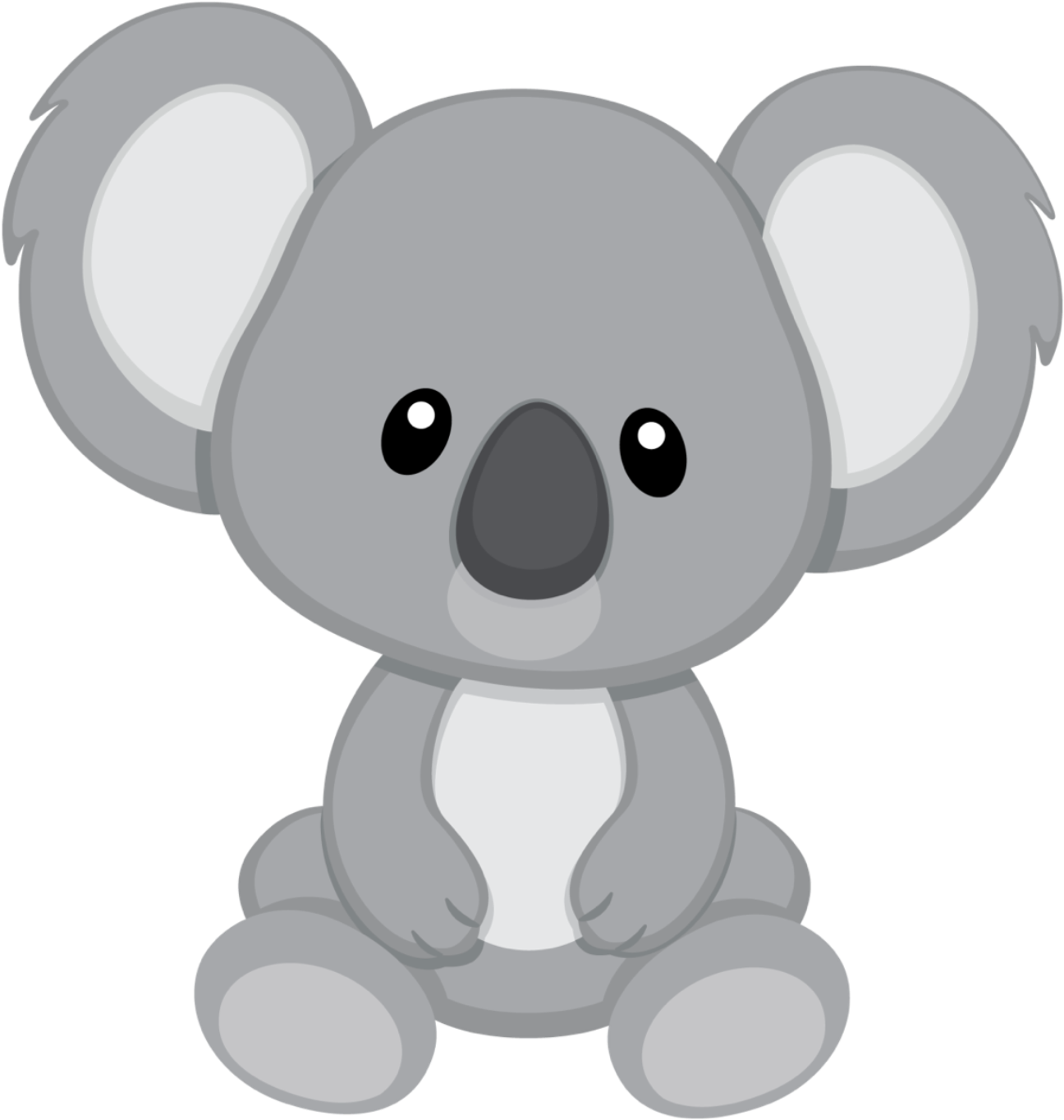 Cute Cartoon Koala PNG