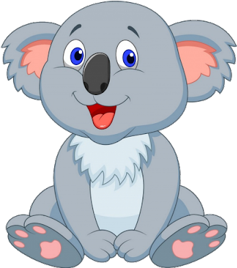 Cute Cartoon Koala PNG