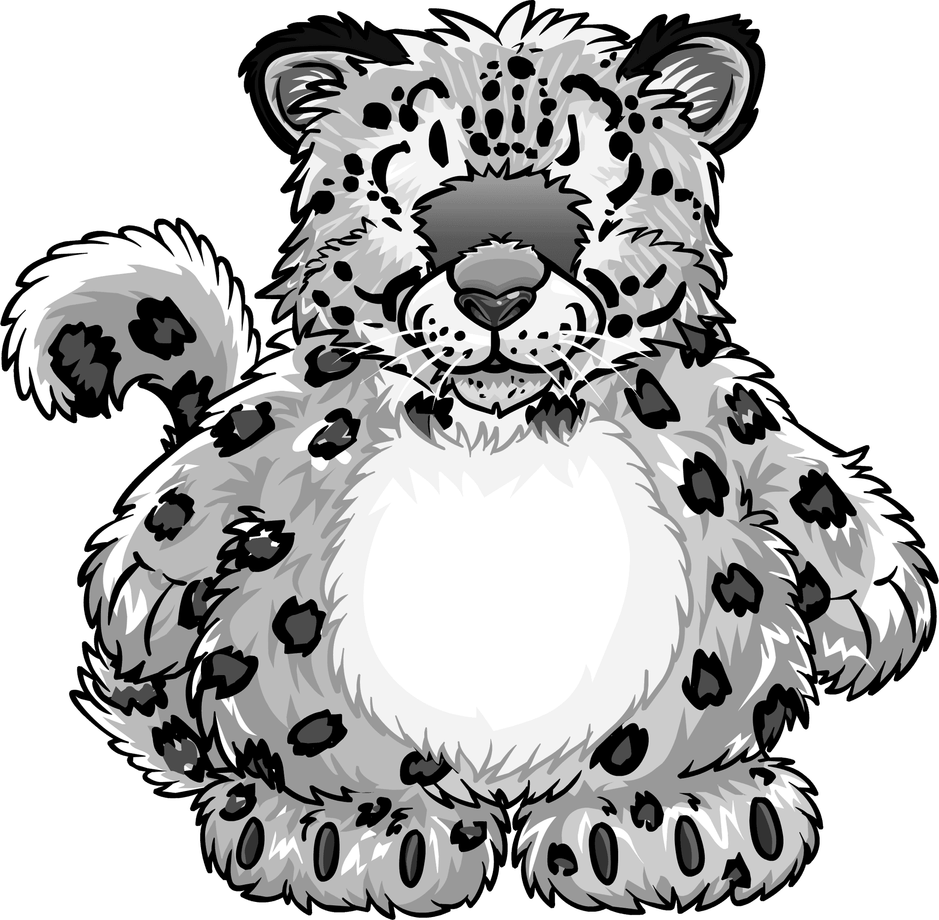 Cute Cartoon Leopard PNG