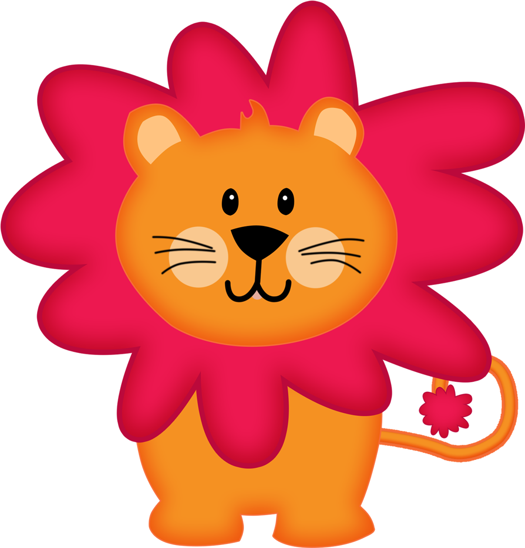 Cute Cartoon Lion PNG