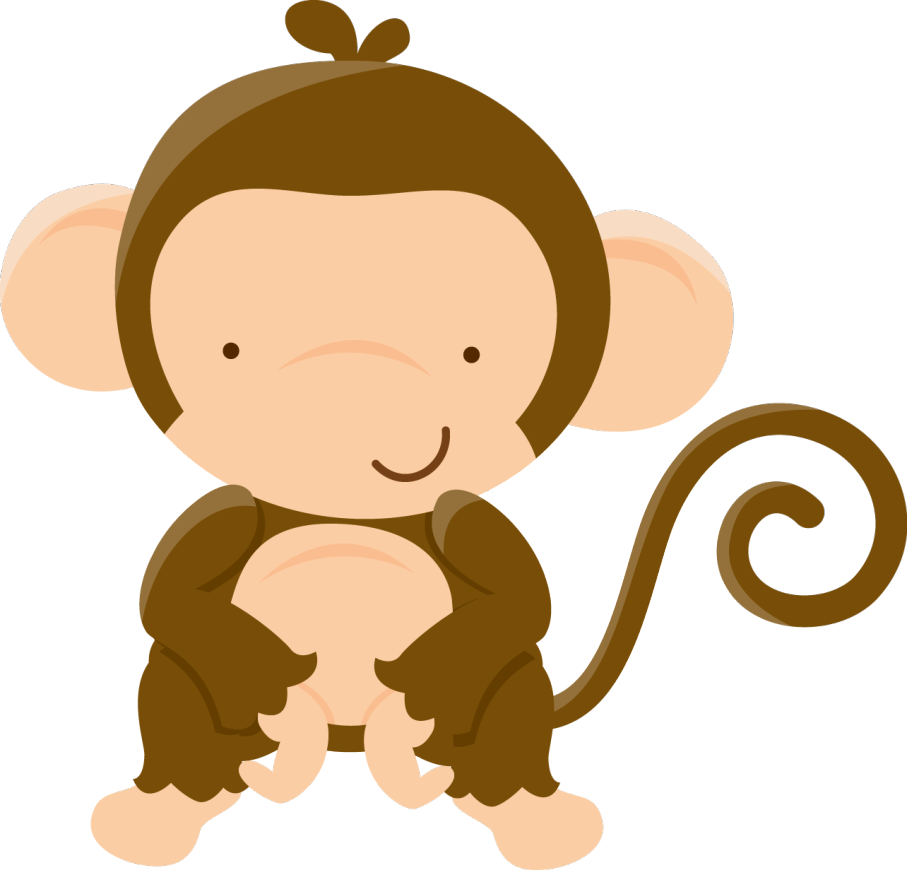 Download Cute Cartoon Monkey | Wallpapers.com