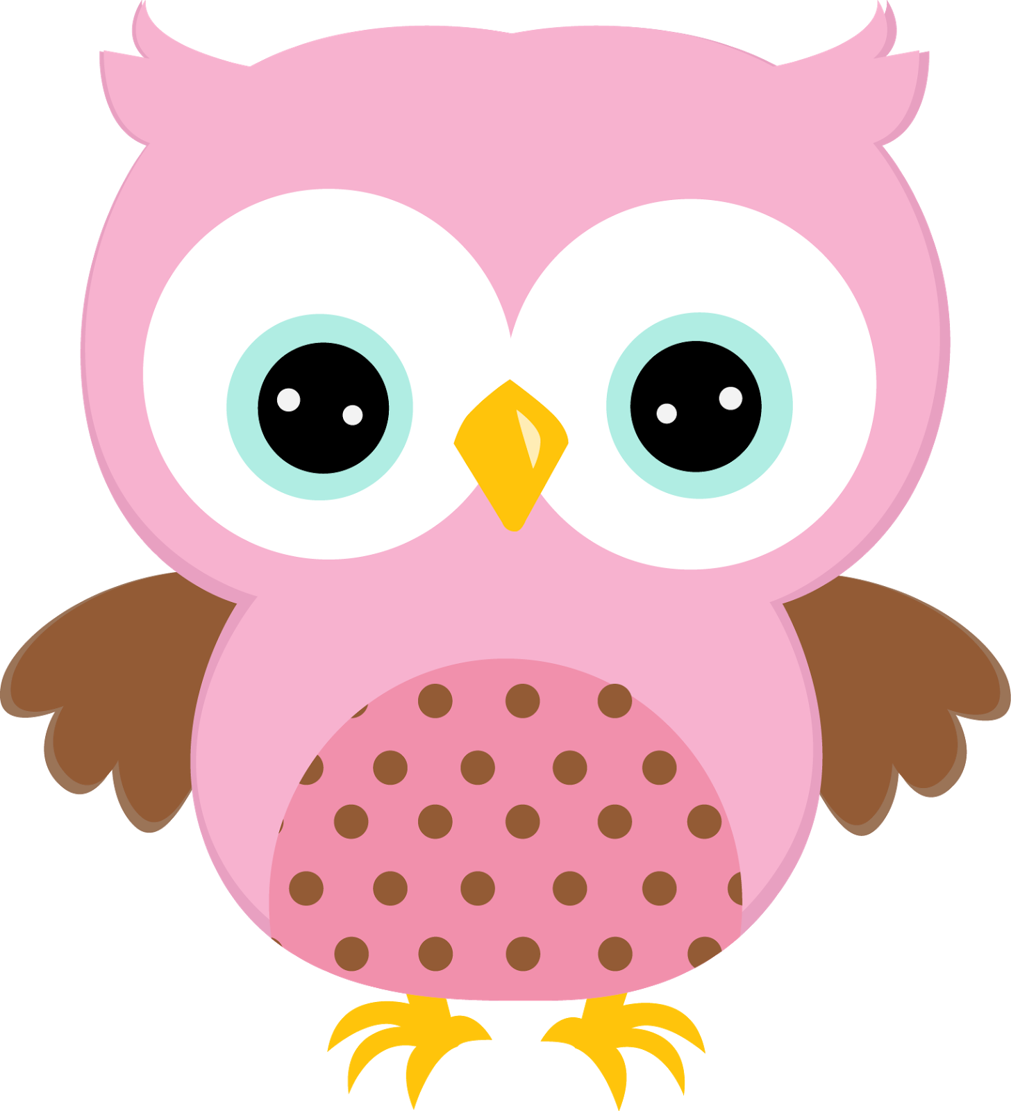 Cute Cartoon Owl Illustration PNG