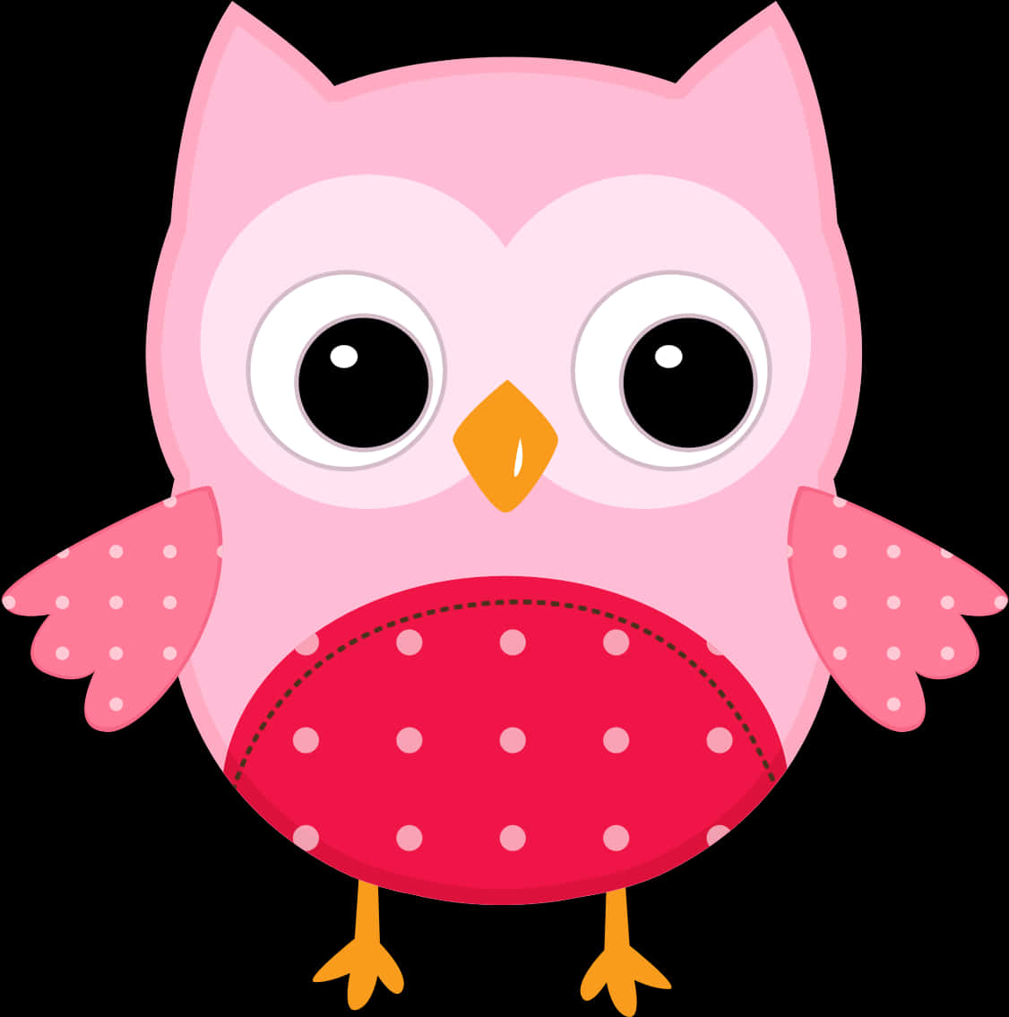 Cute Cartoon Owl Illustration PNG