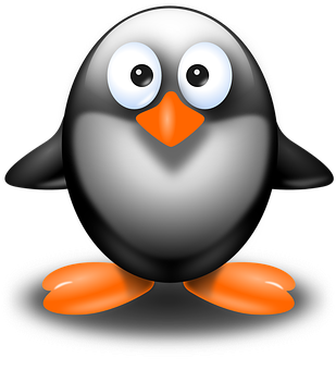 Cute Cartoon Penguin PNG