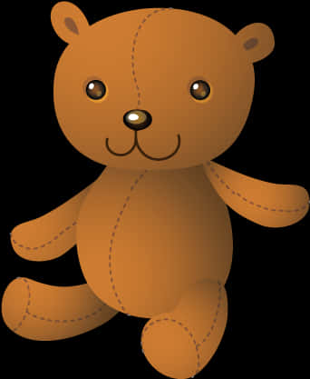 Cute Cartoon Teddy Bear PNG