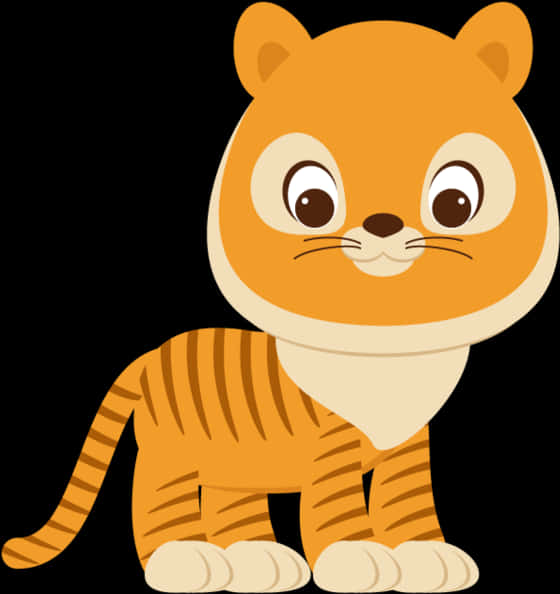 Cute Cartoon Tiger PNG