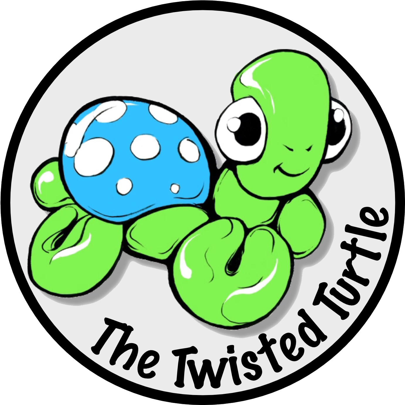Cute Cartoon Turtle Logo PNG