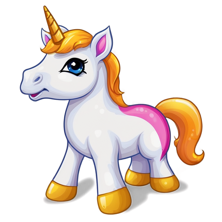 Cute Cartoon Unicorn Png 20 PNG