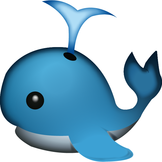 Cute Cartoon Whale Illustration PNG