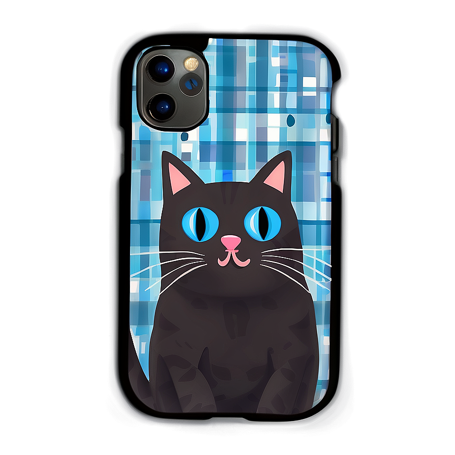Cute Cat Illustration Phone Case Png 80 PNG