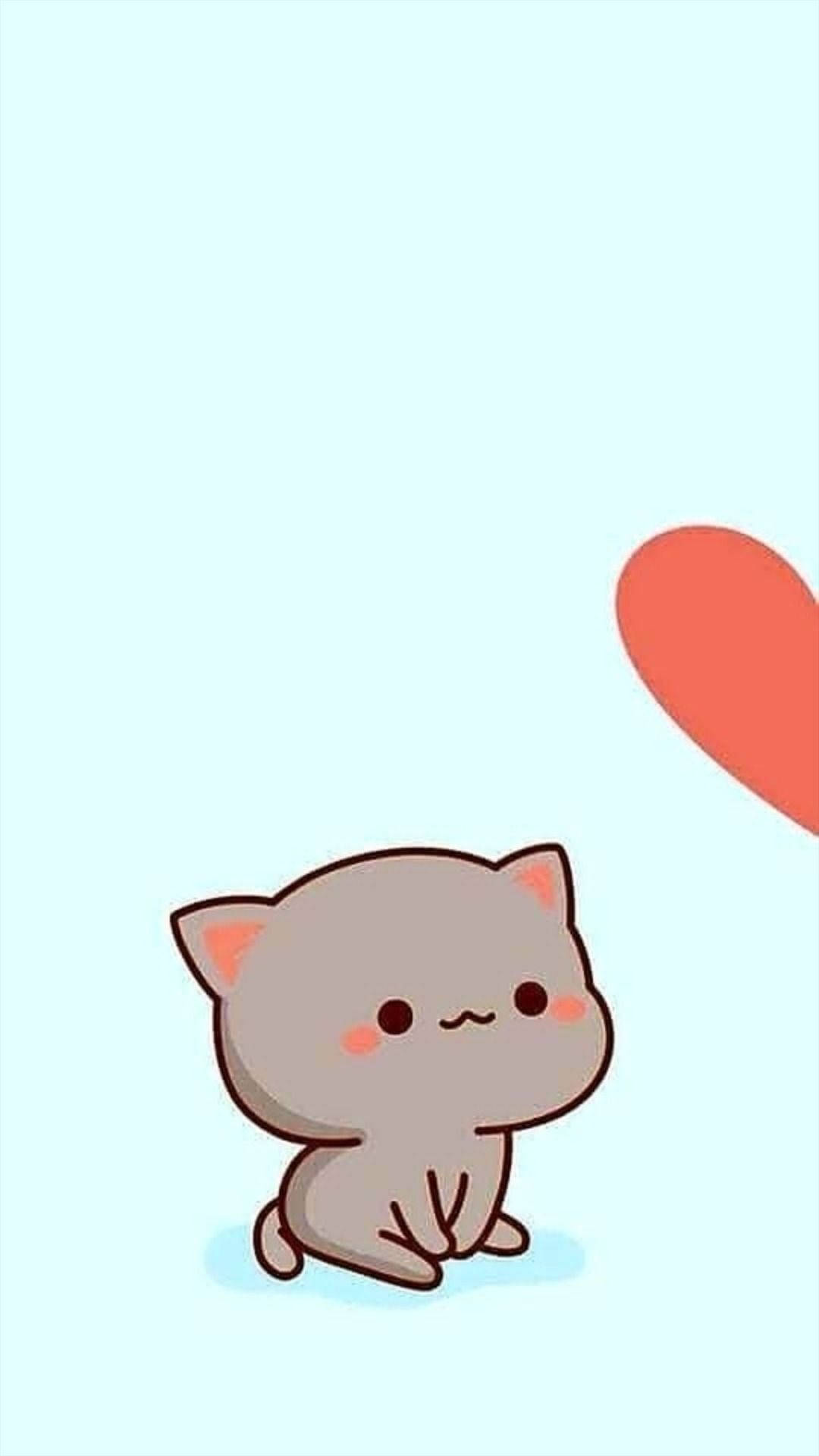 Adorable Cat-themed Matching Pfp for Couples Wallpaper