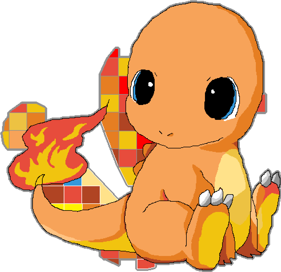 Download Cute Charmander Artwork | Wallpapers.com