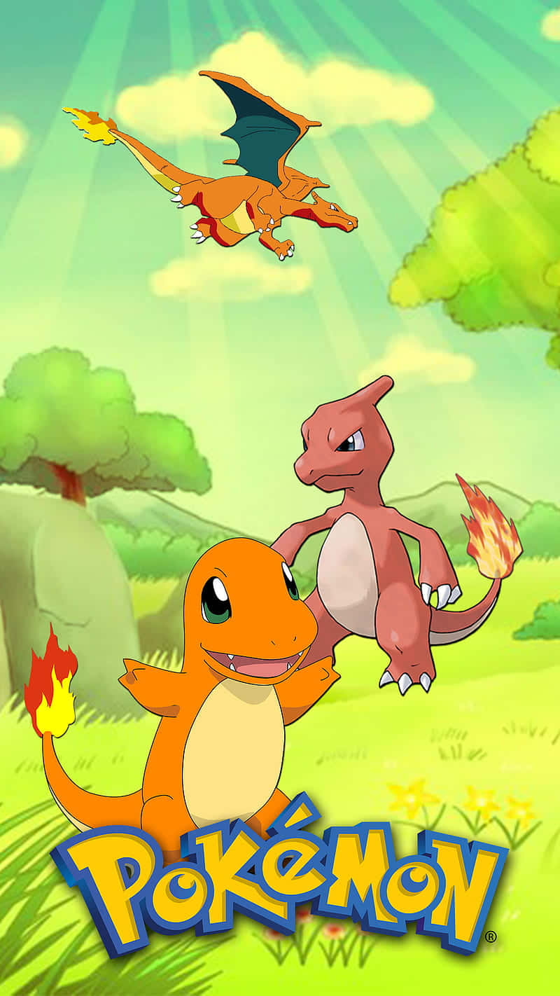 "Spark up your day with this adorable Cute Charmander!" Wallpaper