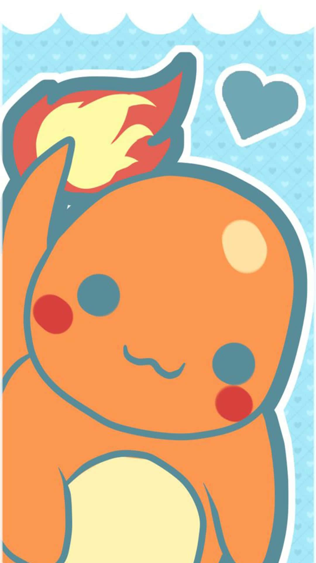 "Brighten up your day with this adorable Cute Charmander!” Wallpaper