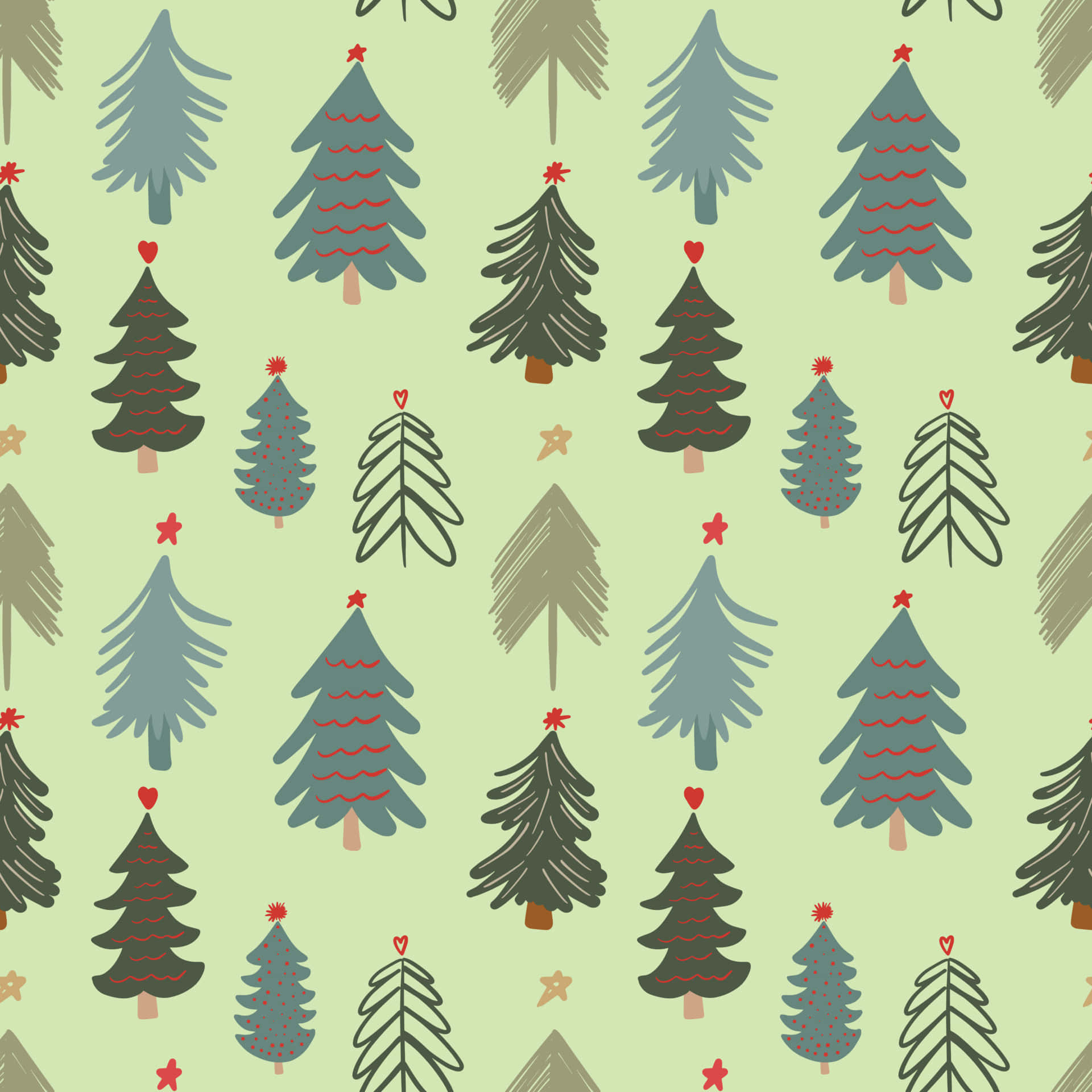 A festive and cute Christmas background