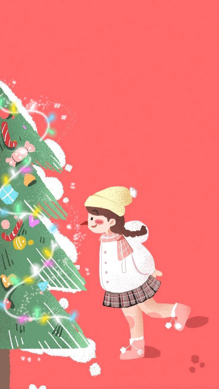 Cute Christmas wallpaper by HetaGirlHeart - Download on ZEDGE™