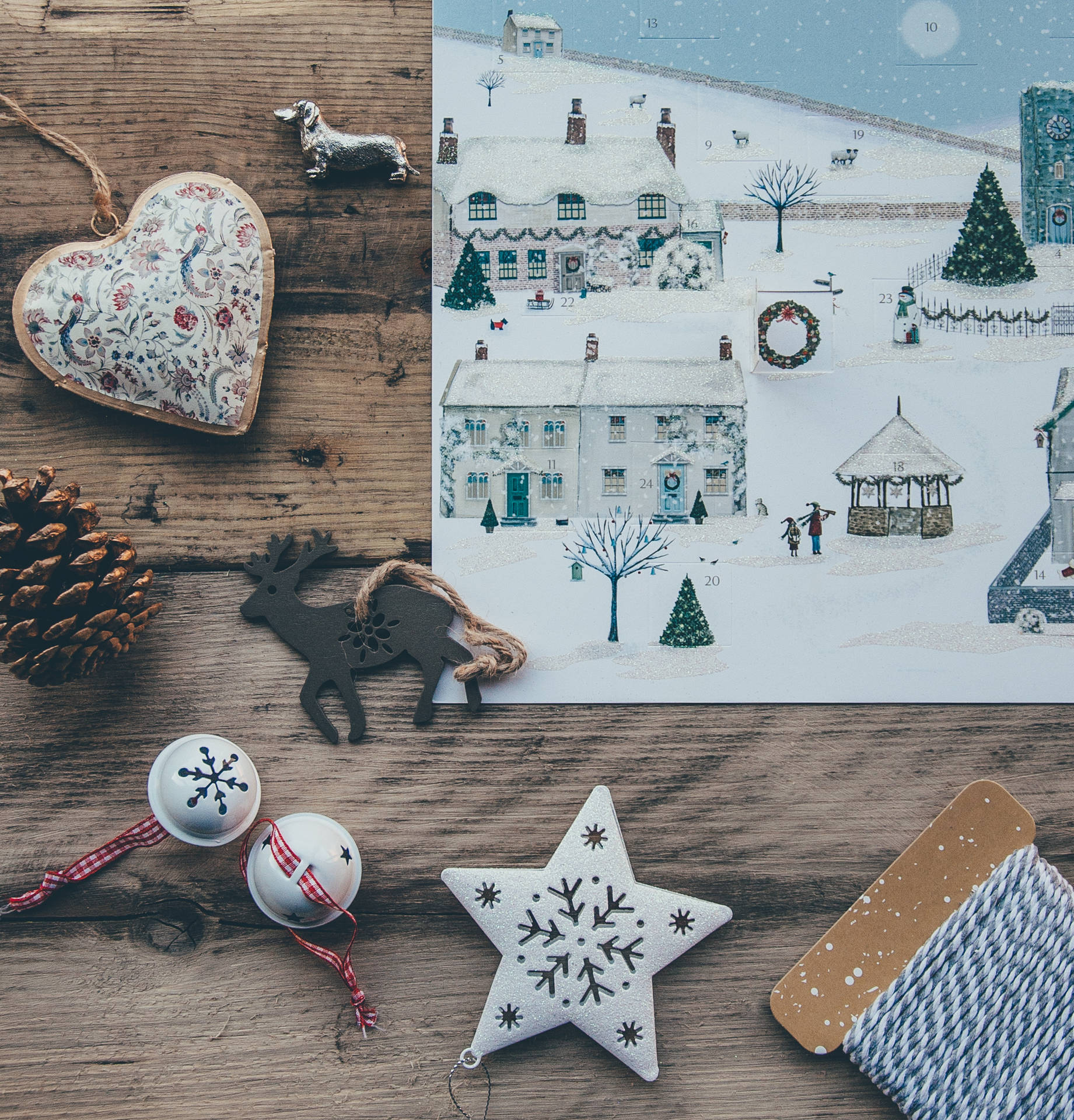 “Deck the halls with holiday cheer this Christmas season!” Wallpaper