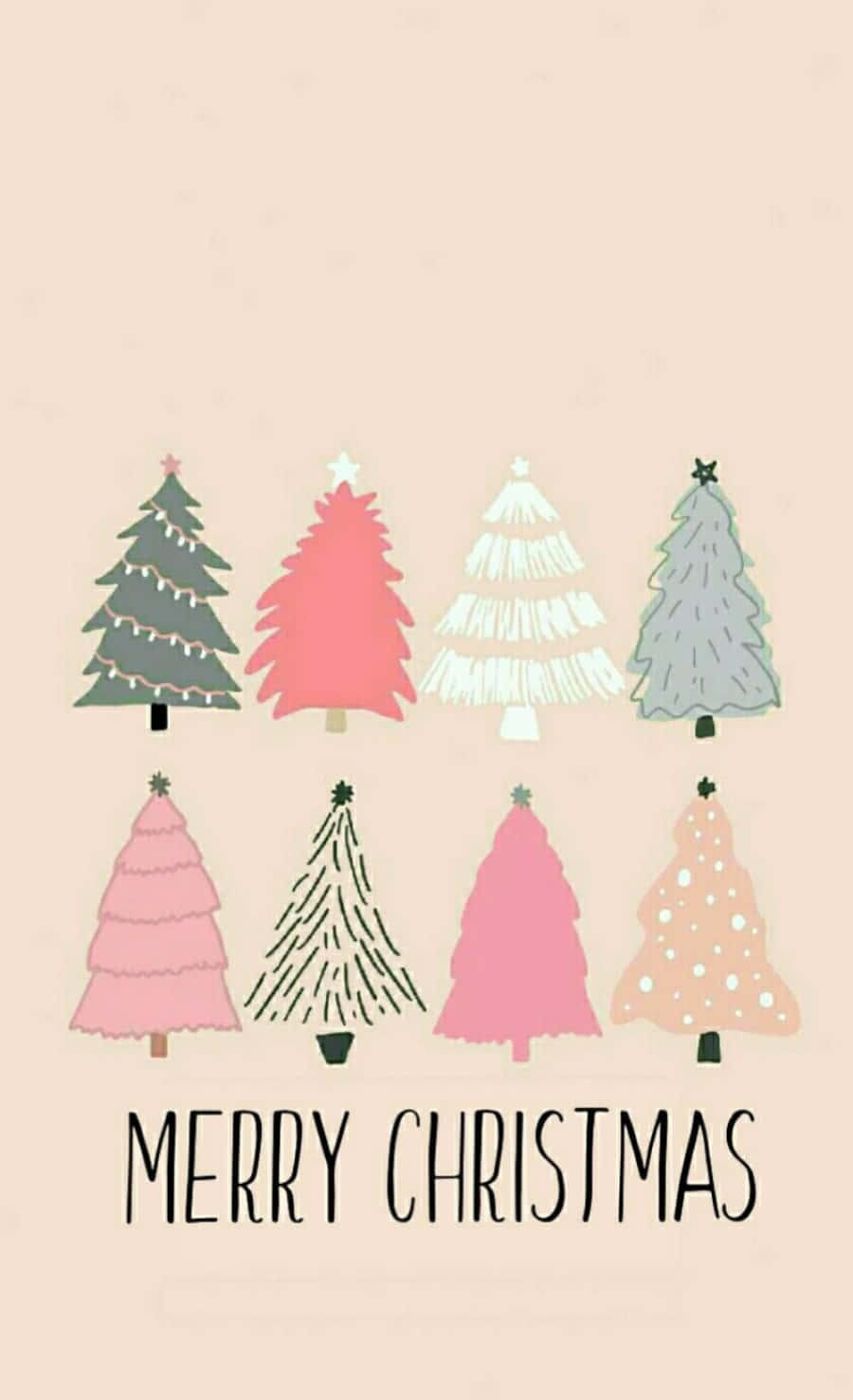 Spread the Christmas Spirit with a Cute Phone Wallpaper