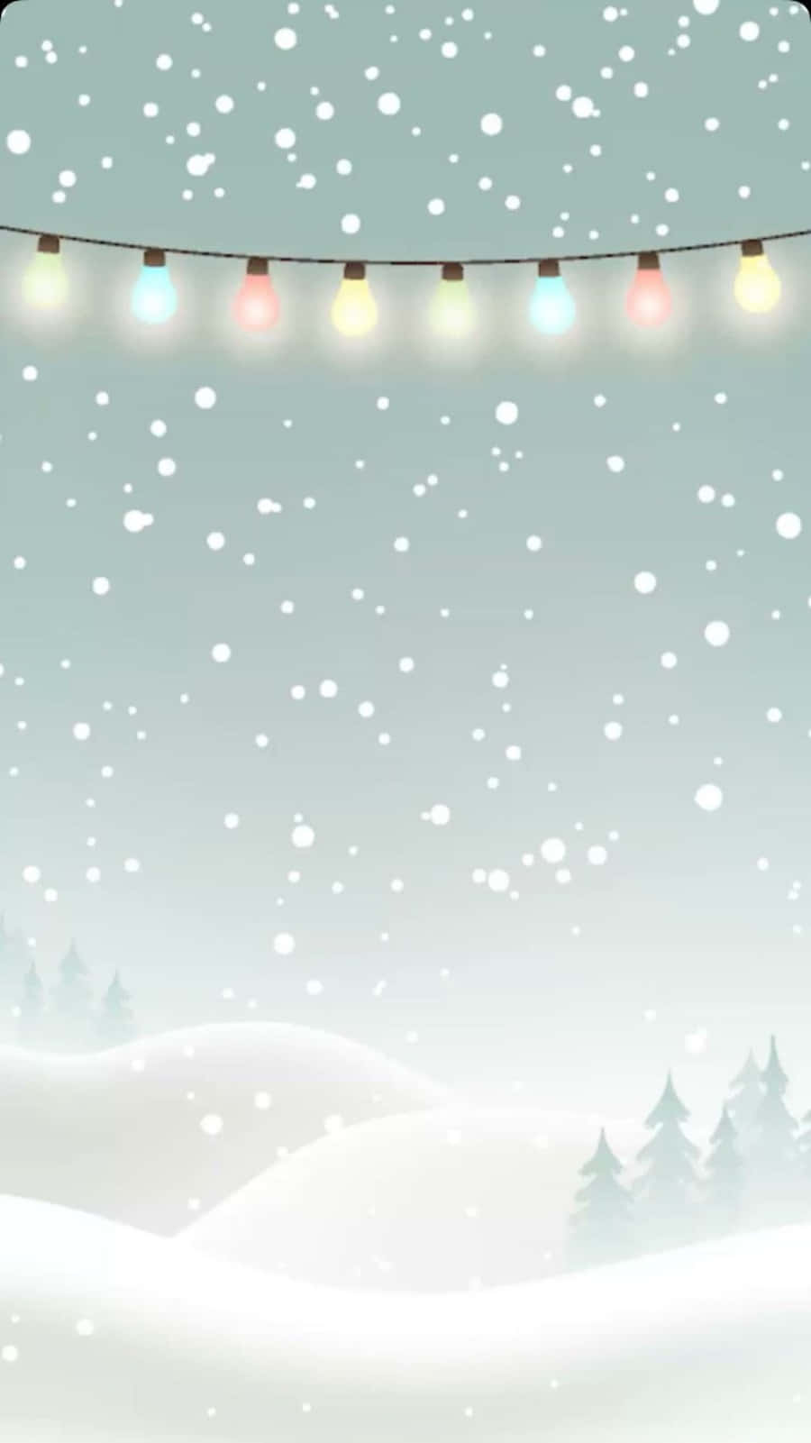 Santa Ringer: Sød jule Telefon Tapet Wallpaper