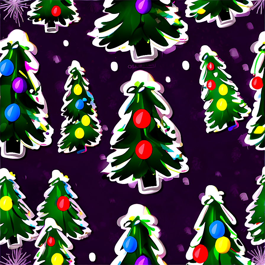 Cute Christmas Tree D PNG