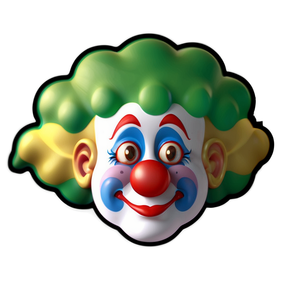 Cute Clown Emoji Png Ayw27 PNG