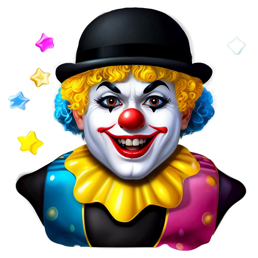 Download Cute Clown Emoji Png Phe17 | Wallpapers.com