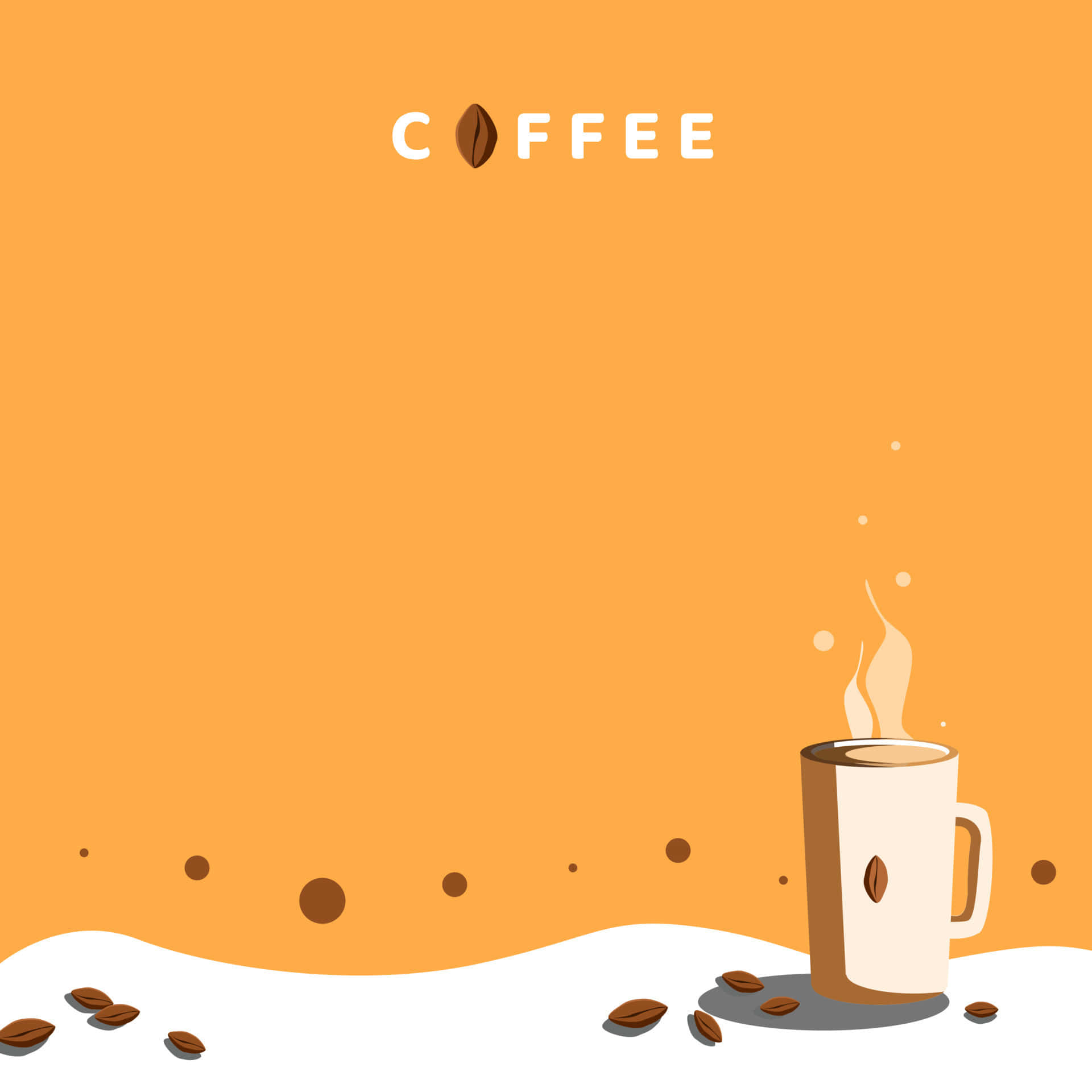 Take a break and indulge in a tasty cup of Cute Coffee! Wallpaper