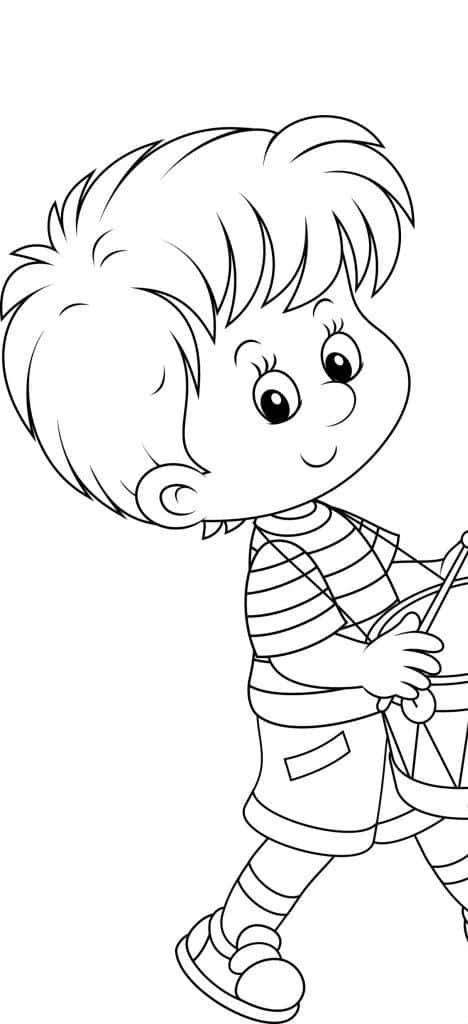 "Cute Coloring Page - Share The Joy!"