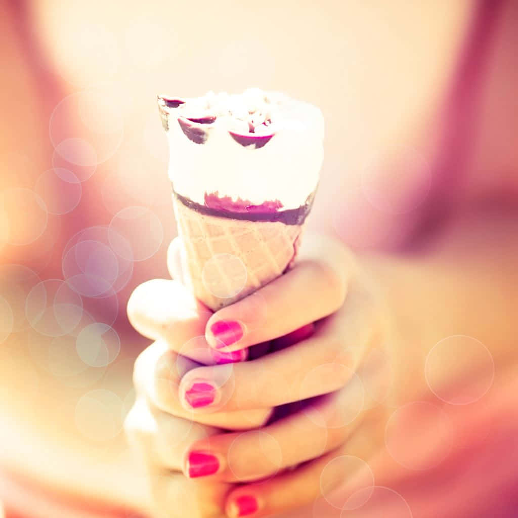 Cute Cornetto Ice Cream Wallpaper