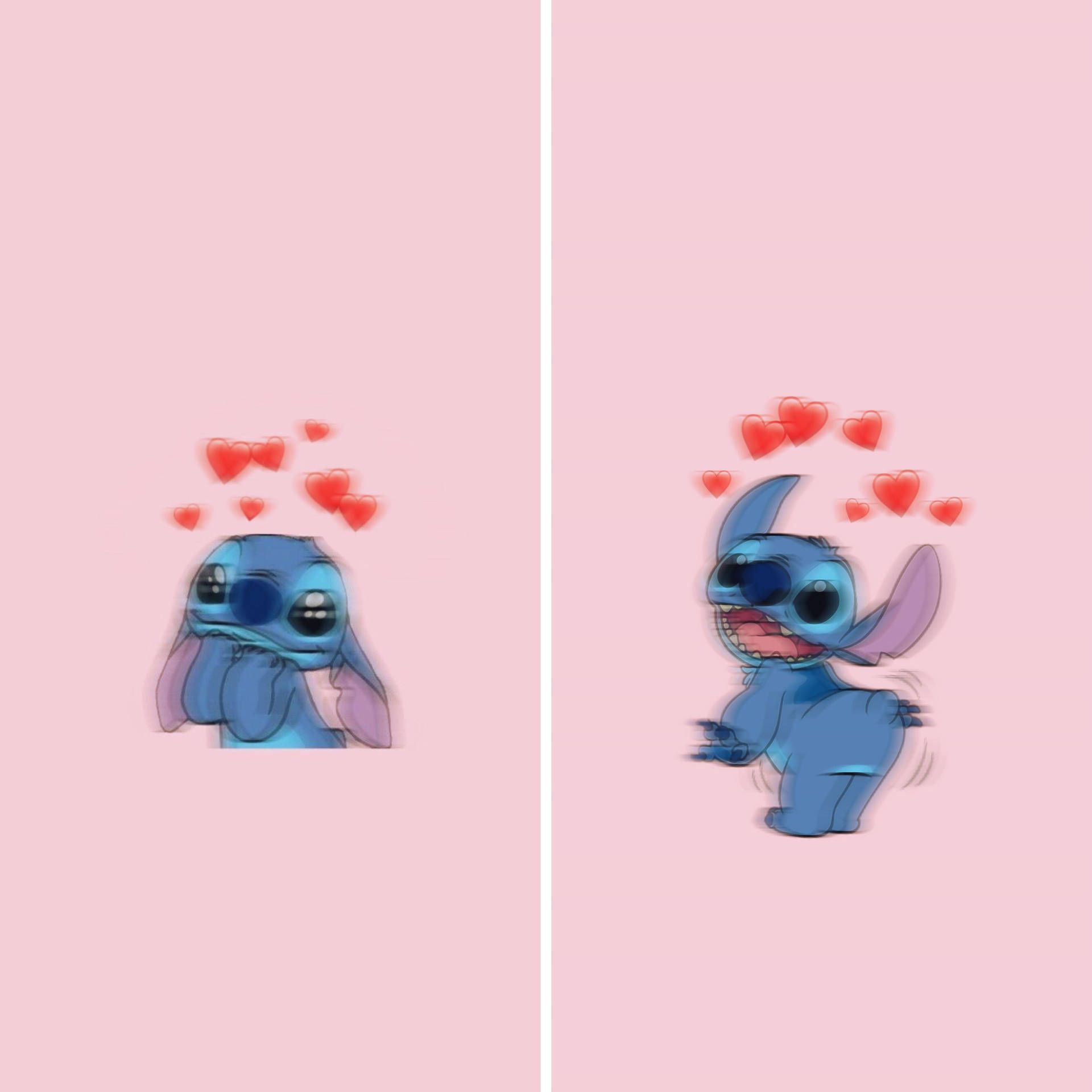 Cute Couple Matching Stitch Heart Crown