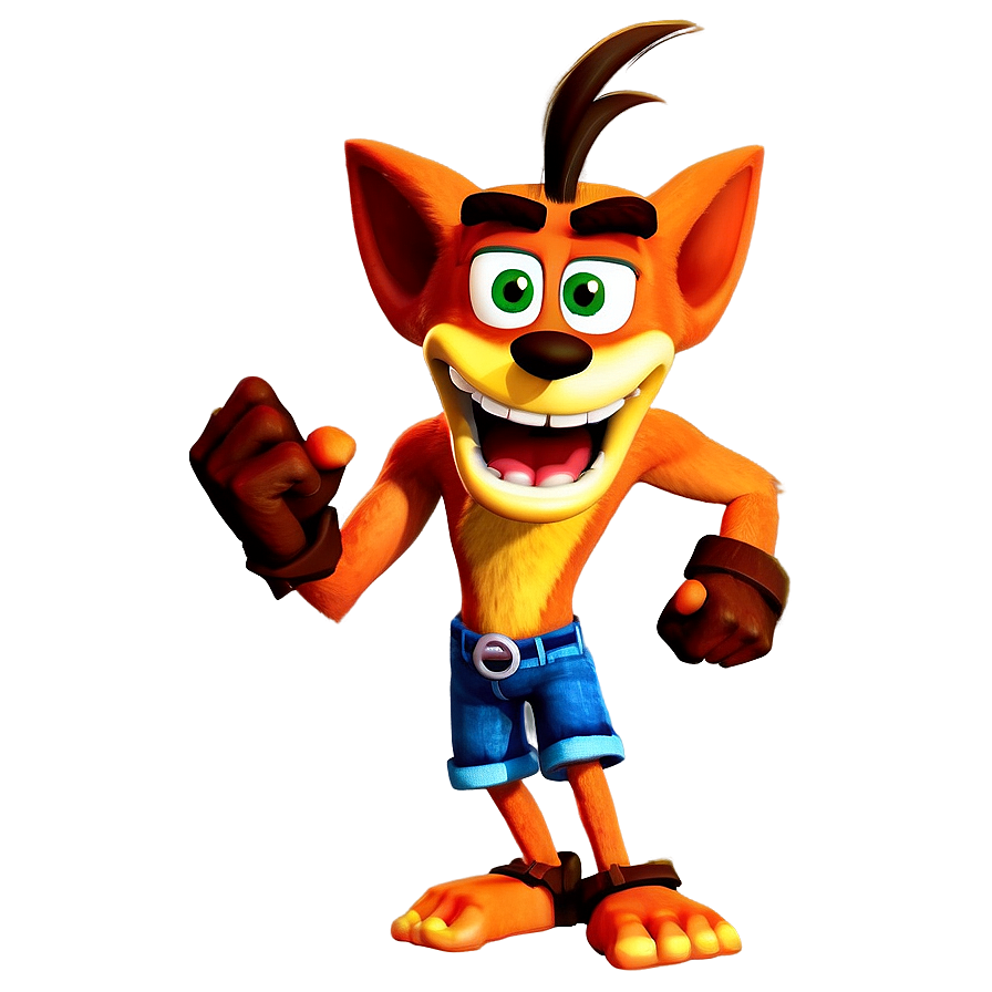 Download Cute Crash Bandicoot Png 43 | Wallpapers.com