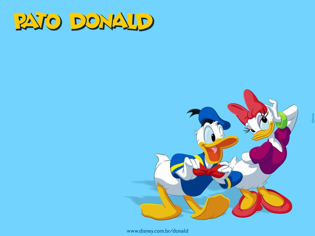 Cute Daisy Duck And Donald Duck Wallpaper