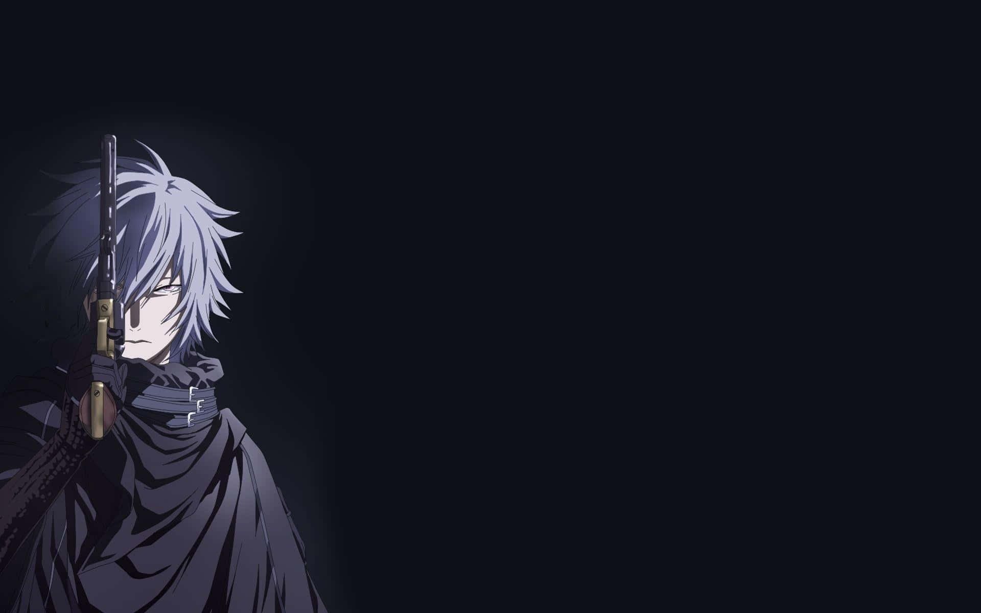Mysterious and alluring, this cute dark anime character will send chills down your spine Wallpaper