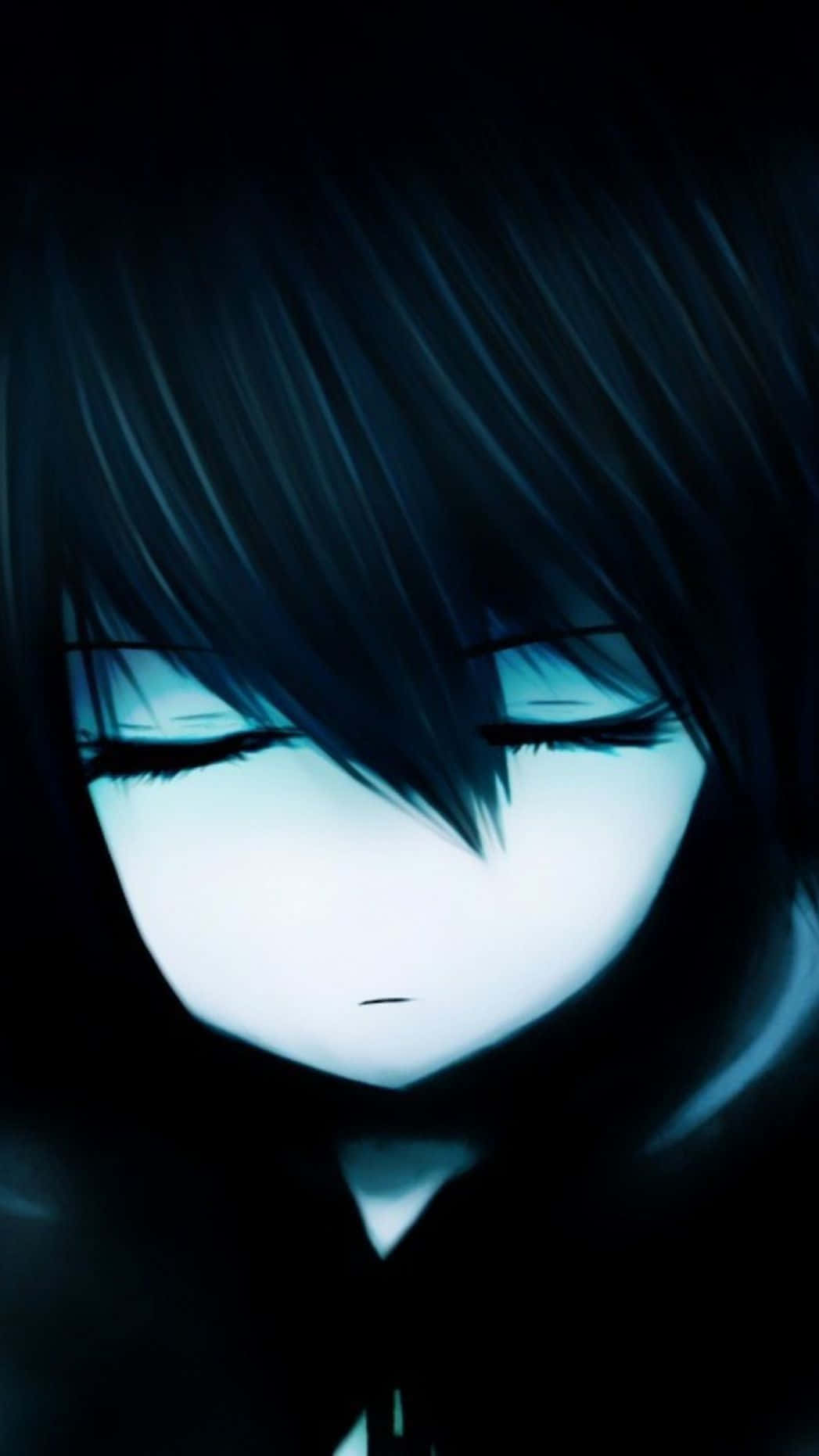 Download Cute Dark Anime Girl Sleeping Wallpaper 