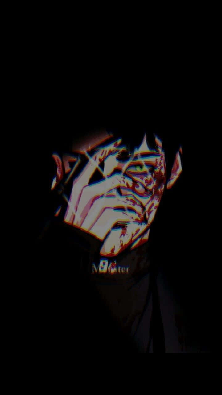 En sød og samtidig mystisk figur i en mørk anime-indstilling. Wallpaper