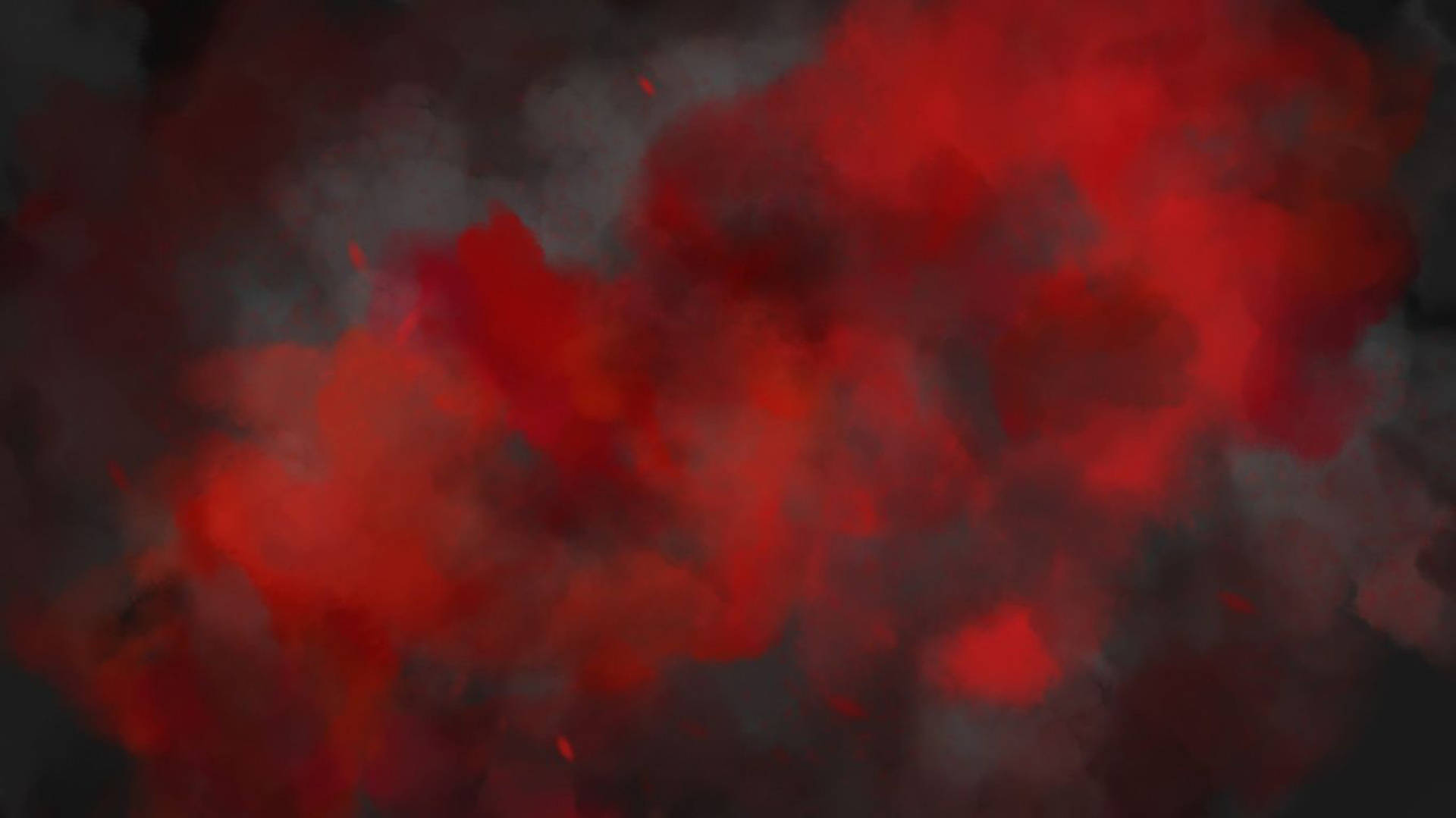 Fofasexplosões De Nuvens Vermelhas Escuras Papel de Parede