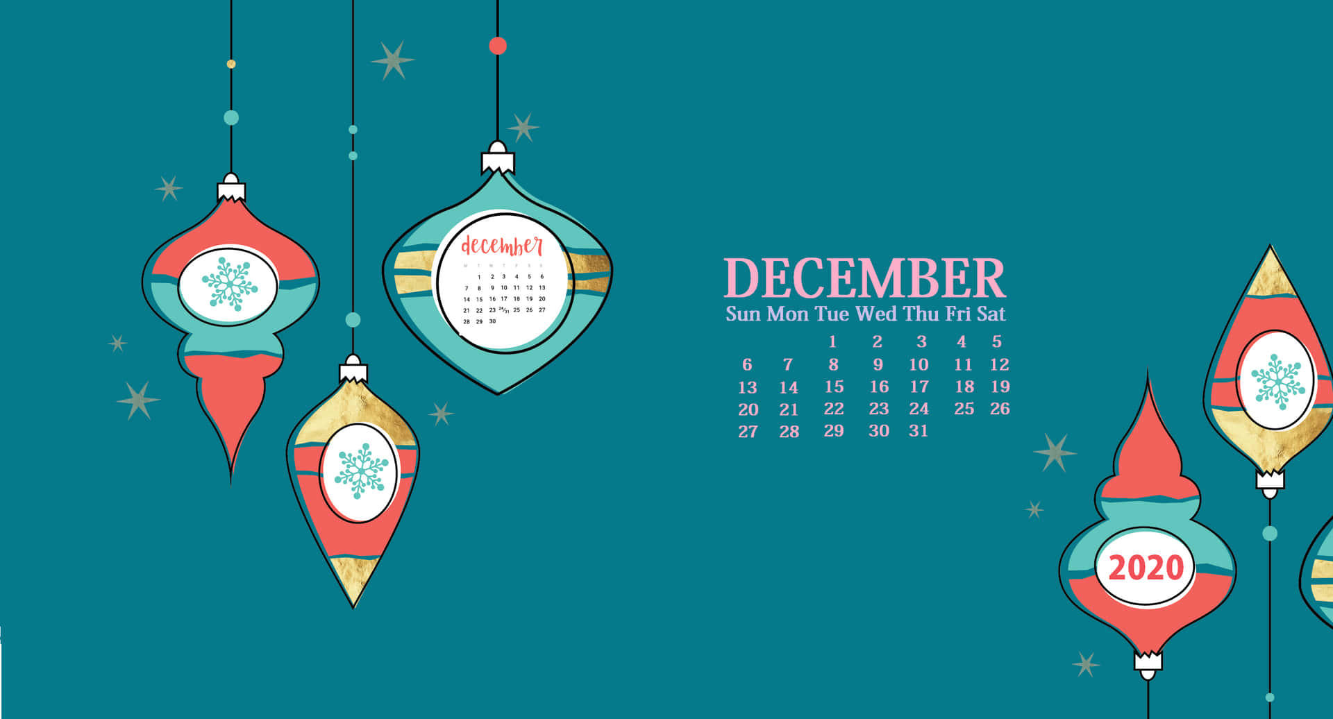Celebrate the season with Cute December! Wallpaper